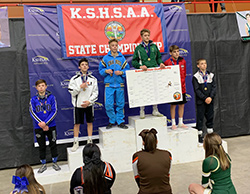 UHS Wrestling Place at State 1